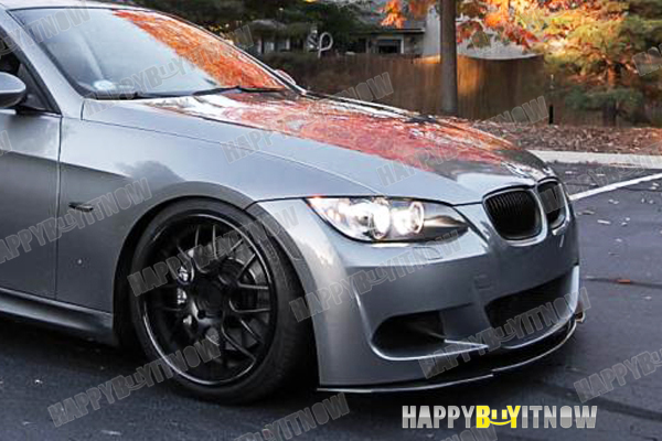 BMW 3シリーズ E92 E93 前期 Mスポーツ フロントリップスポイラー Kスタイル 艶あり黒 限定色塗装 2005-2009 $ FL-50619_画像5