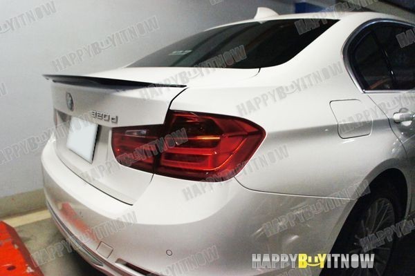 BMW 3シリーズ F30 セダン リア トランクスポイラー 未塗装 FRP 素地 Xタイプ 2012+ TS-51533_画像8