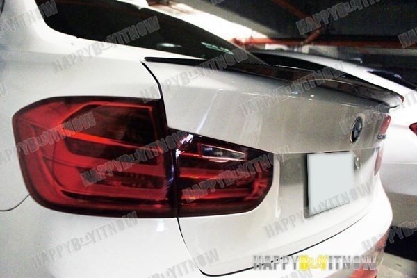 BMW 3シリーズ F30 セダン リア トランクスポイラー 未塗装 FRP 素地 Xタイプ 2012+ TS-51533_画像6