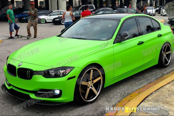 BMW 3シリーズ F30 F31 ノーマル ハイライン フロントリップスポイラー Kスタイル 艶あり黒 限定色塗装 2012-2015 $ FL-50619_画像3