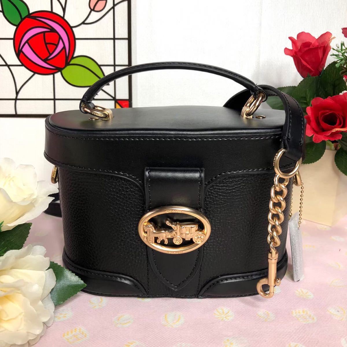 COACH コーチ　ハンドバッグ　ジョージージェムクロスボディブロックド　ブラック　黒　新品