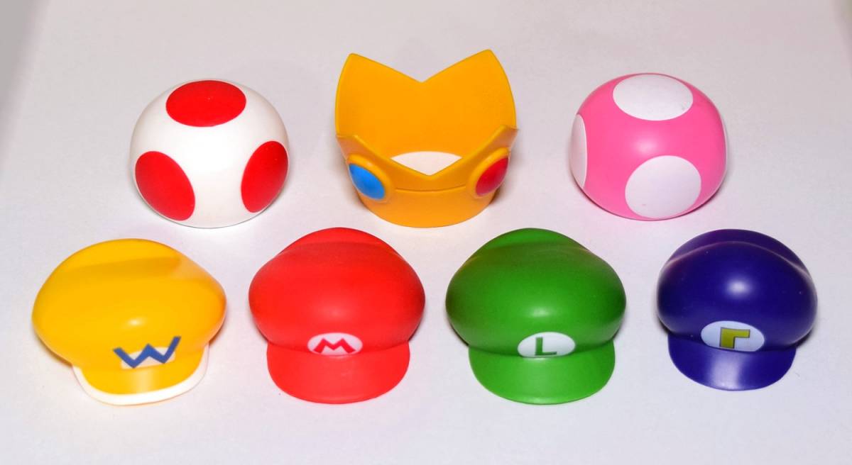 スーパーマリオ ボトルキャップコレクション 全7種セット☆任天堂 帽子