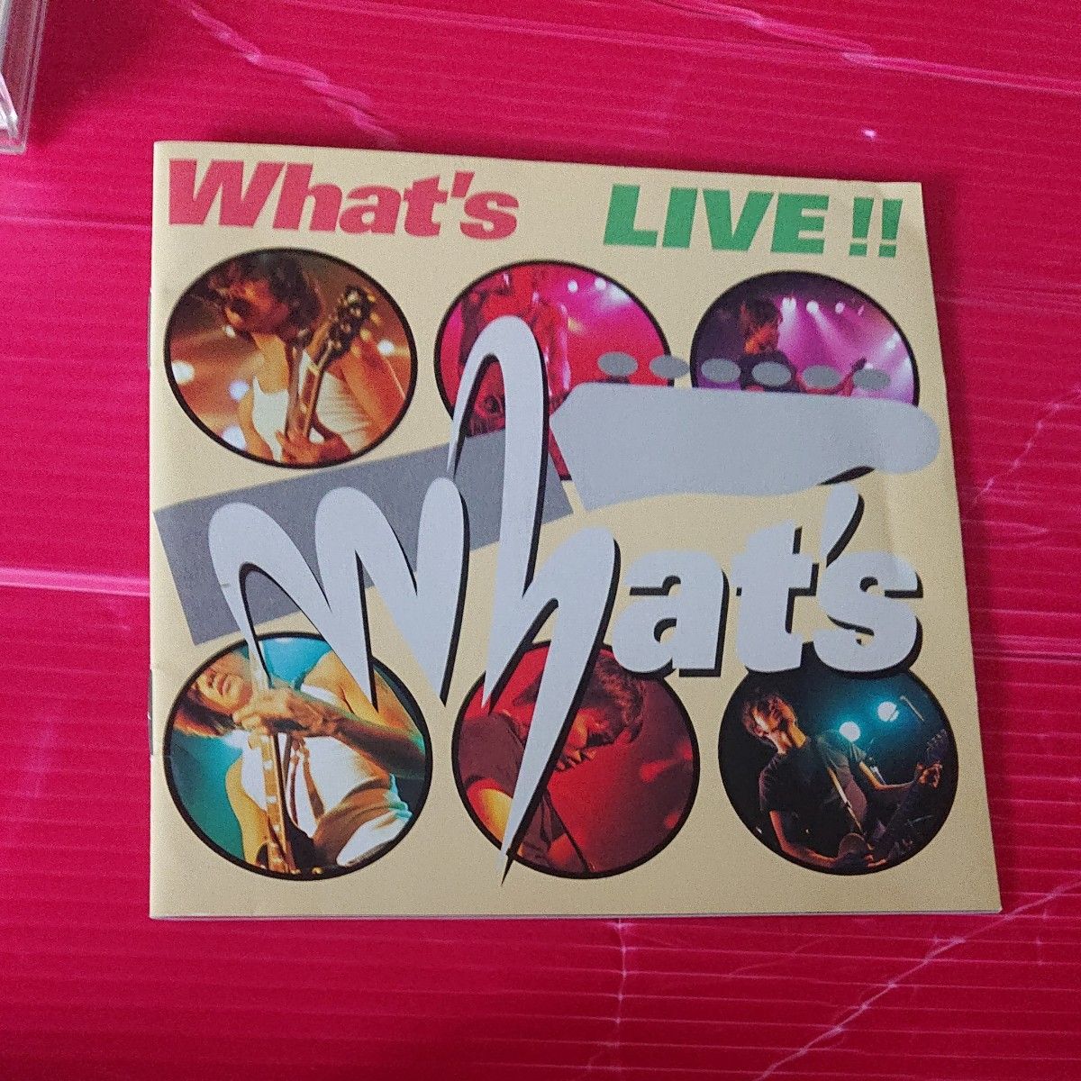 男闘呼組 成田昭次 What's ライブアルバム 『What's LIVE』 ワッツ live  2001年 CD 邦楽