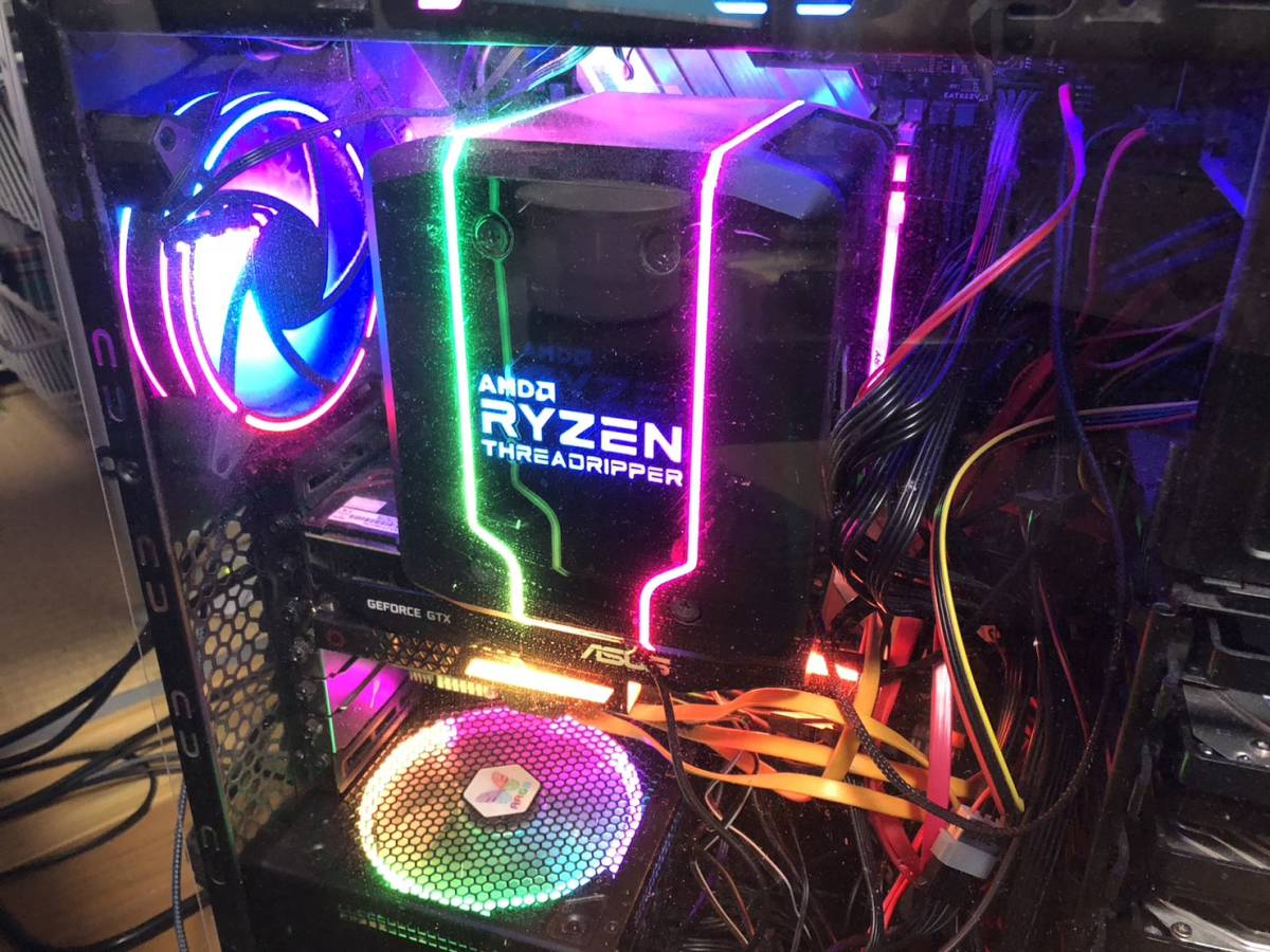 Ryzen Threadripper 2990WX+PRIME X399-A+CPUクーラー:Wraith Ripper