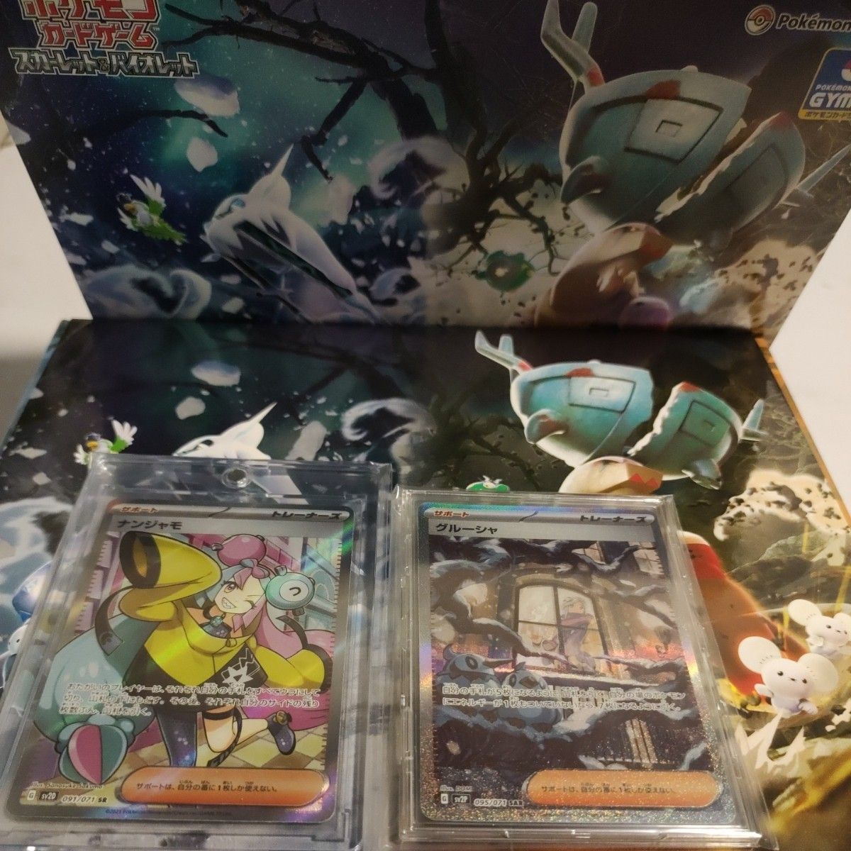 ナンジャモSR + オマケでグルーシャSAR + ジムセット(クレイ