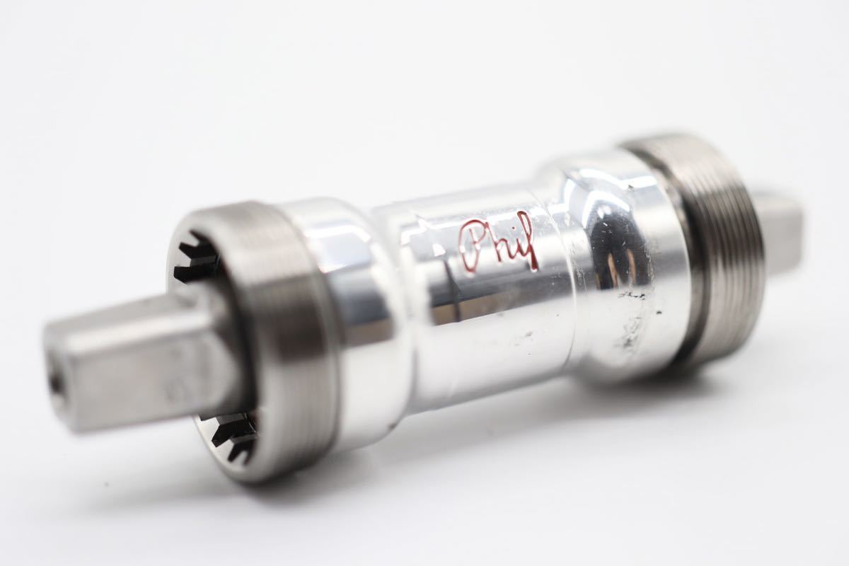 philwood フィルウッド ISO 110.5 mm スクエアテーパー BB paul campagnolo クランク ピスト blue lug ブルーラグ SURLY サーリー