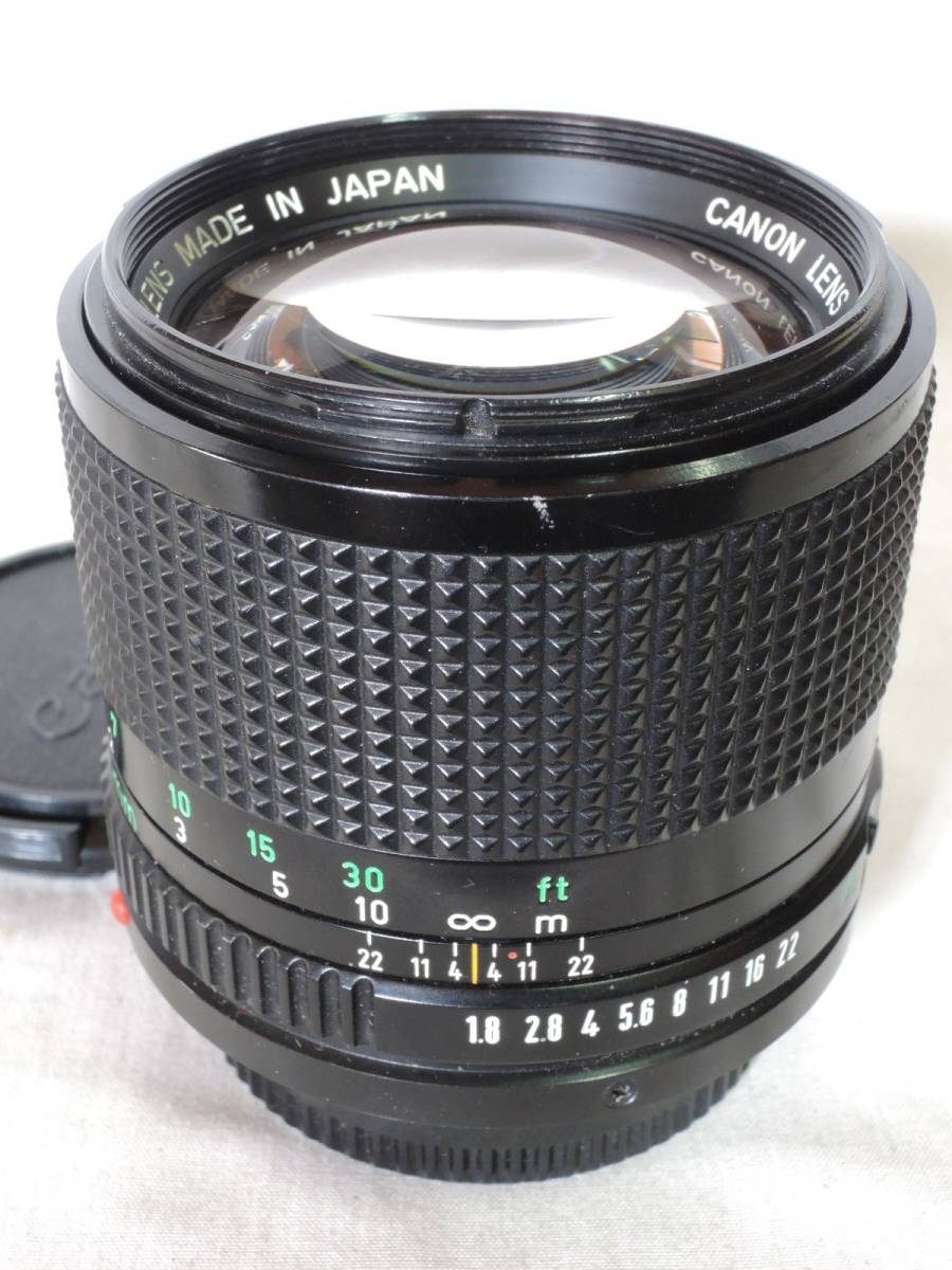 直送商品 大口径/中望遠レンズ キヤノン／Canon (NEW) FD 85mm f1.8