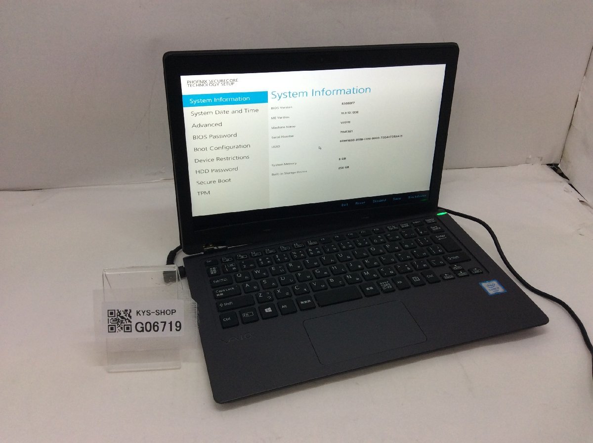 人気特価 iU Core Intel VJS VAIO ジャンク/ メモリ8
