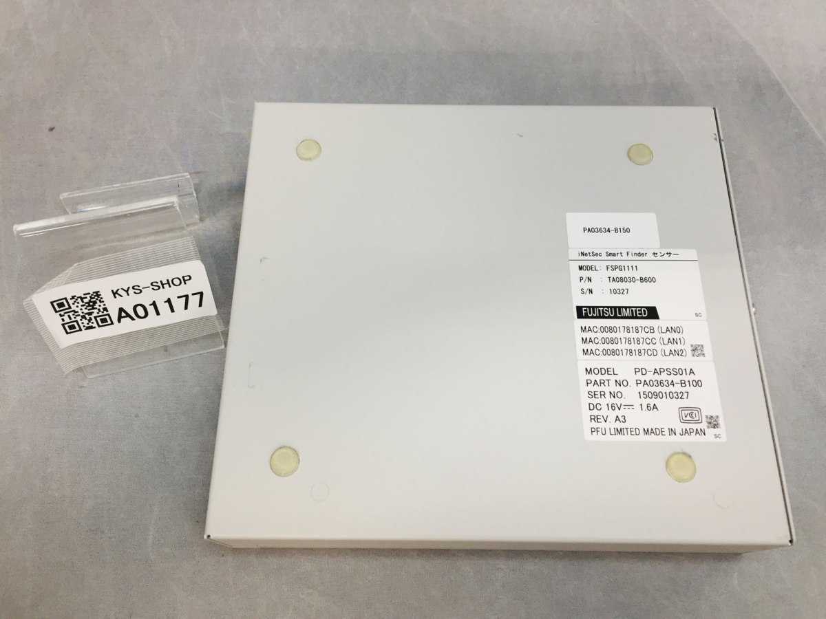 5台セット 初期化済み FUJITSU iNetSec Smart Finder センサー FSPG1111 IT機器管理アプライアンス_画像6