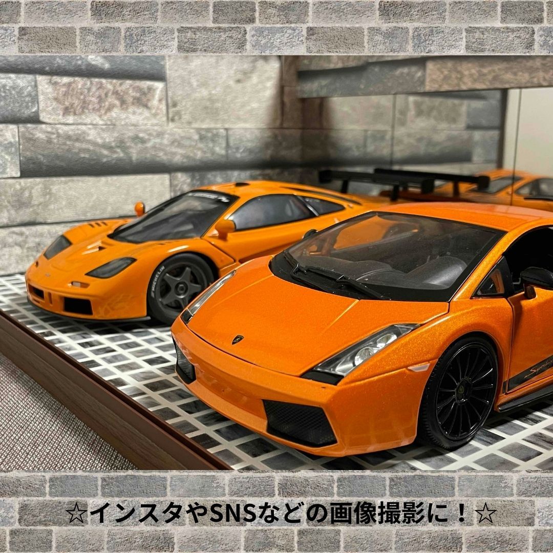 豪奢な 1/18ガレージ ジオラマBOXフリータイプ コレクションケース
