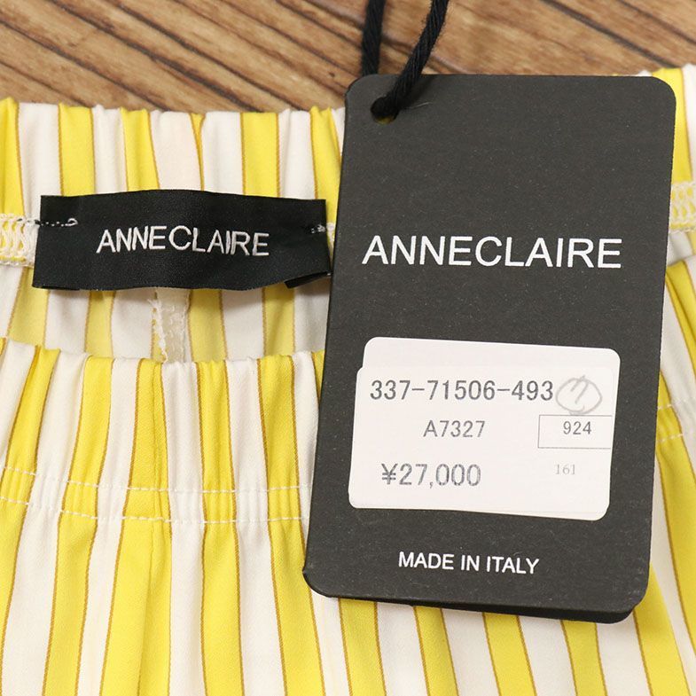 【新品・IT42サイズ・イタリア製】ANNECLAIRE・ワイド イージー クロップド パンツ_画像5