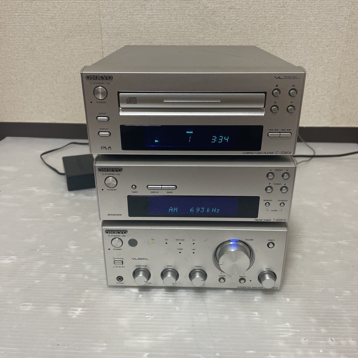 ONKYO Onkyo CD system player C-705FX T-405FX A-905FX audio equipment 