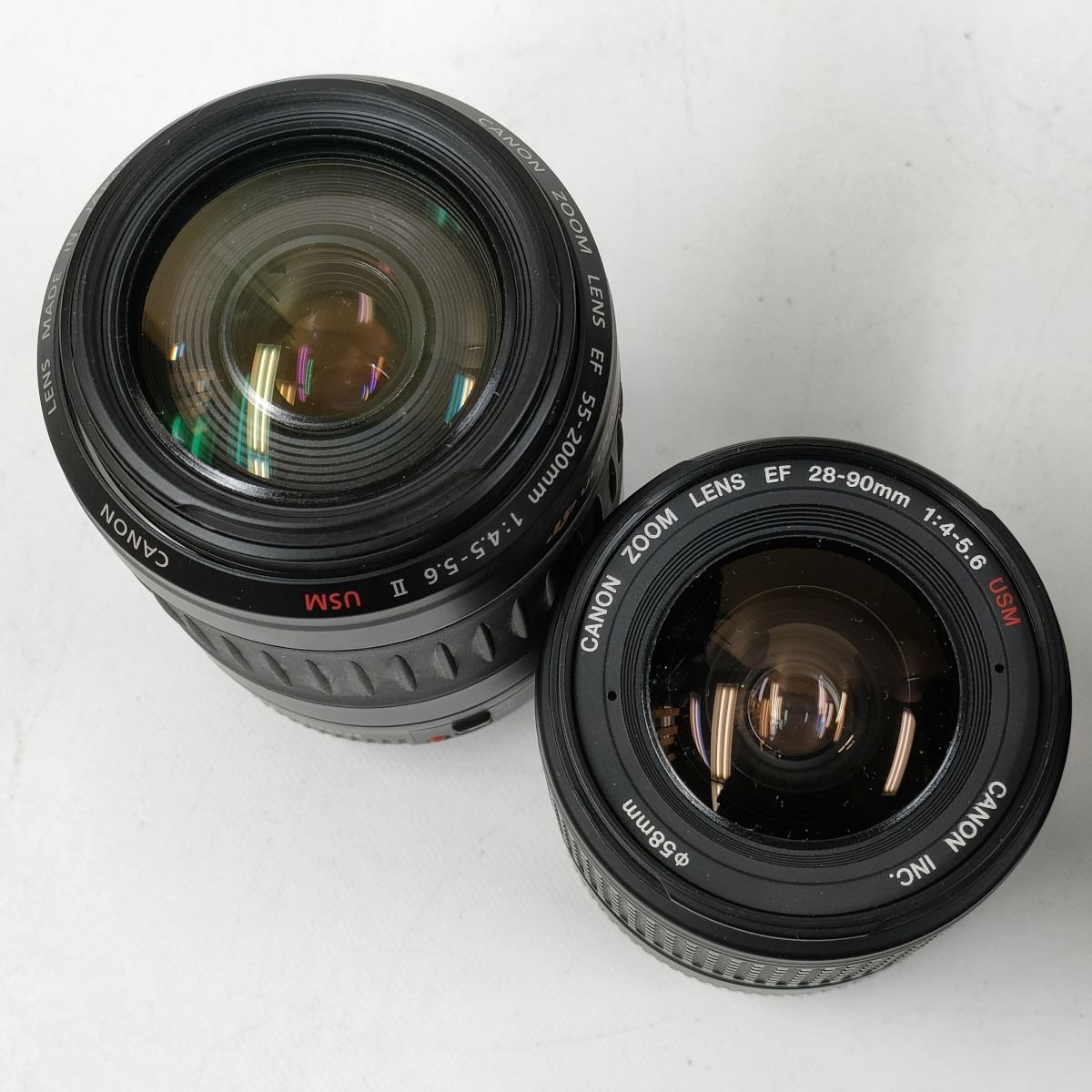 CANON EF EFS USM 18-55 , 28-90 , 55-200 , 75-300 他 レンズ 10点セット まとめ ●ジャンク品 [6597TMC]_画像3