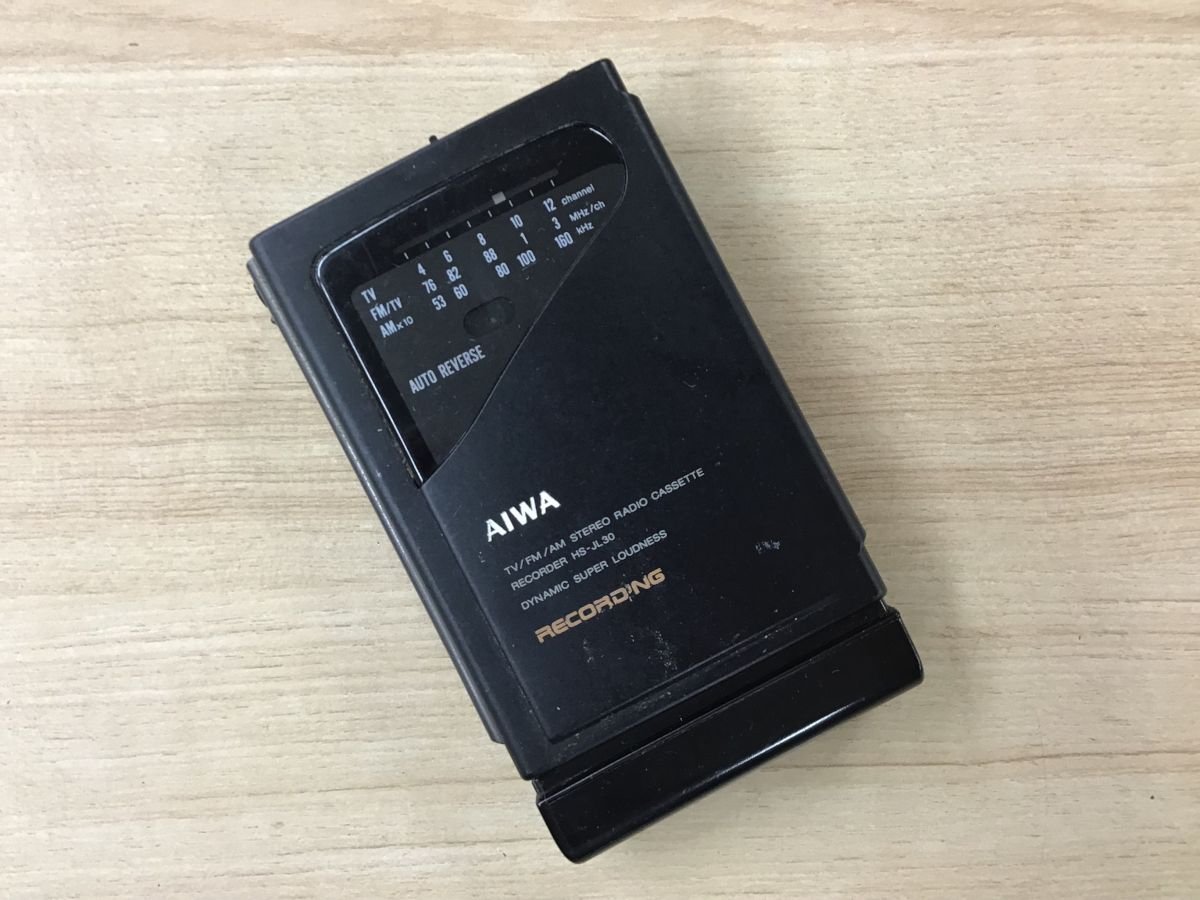 【動作品】AIWA HS-JL30 アイワ Yahoo!オークション - AIWA HS-JL30 アイワ ポータブルカセット