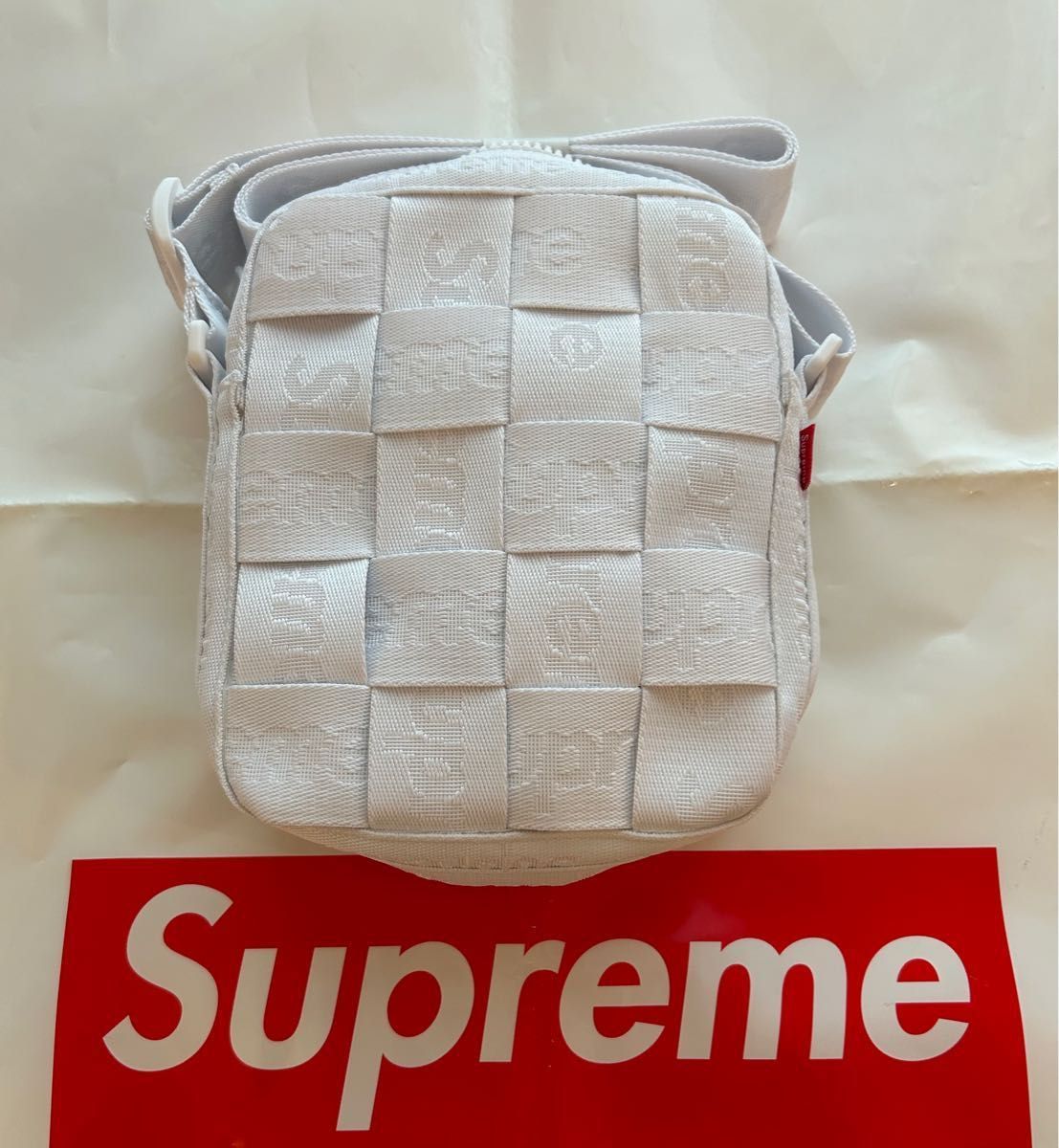 Supreme Woven Shoulder Bag シュプリーム ウーブン ショルダー バッグ White