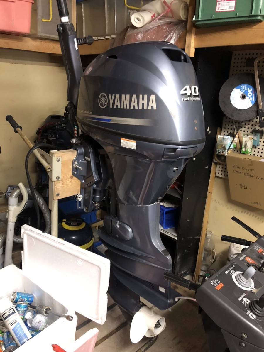 b121【中古・美品】船外機 ヤマハ40馬力4スト F40FEHD 2010 | JChere