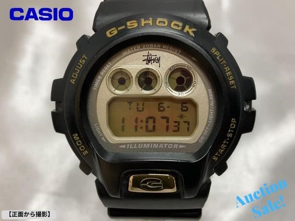 新版 腕時計 STUSSY & G-SHOCK カシオ 【コラボ】 25周年コラボ 箱付属