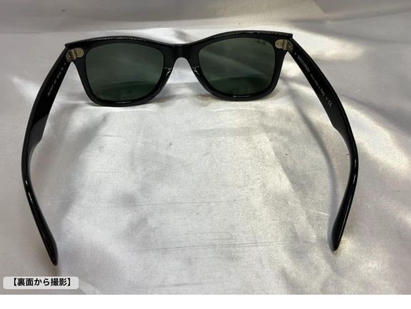 【中古】 Ray-Ban レイバン サングラス WAYFARER ウェイファーラー RB2140-F 901 52□22 3N ブラック_画像2