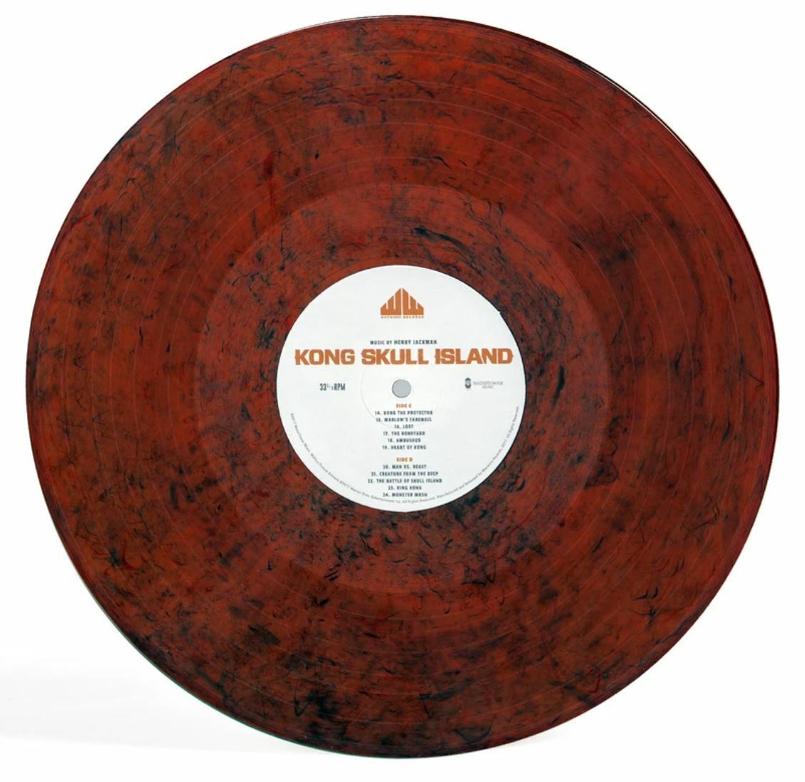 Kong Skull Island [Lava Coloレッド / Vinyl] LP Vinyl Record Album
