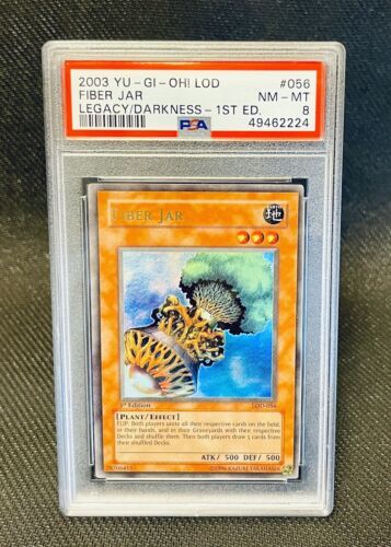 2003 Yu-Gi-Oh Fiber Jar LOD-056 1st Edition Ultra Rare PSA 8 NM