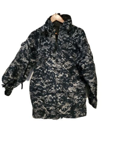 US Navy digital camo jacket parka gortex (blueberry) medium regular 海外 即決