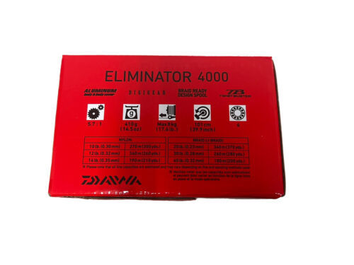 Daiwa Eliminator 4000 Spinning Reel-DISPLAY MODEL 海外 即決 - スキル、知識