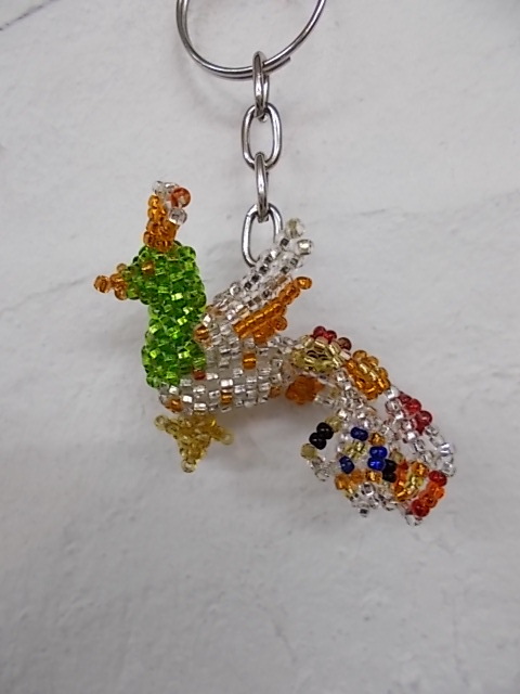  beads key holder ..kjak.. beads knitting beadwork si-do beads beads Work hand made soft toy charm 