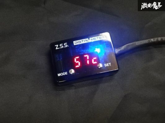 Z.S.S. 3in1 Digital Meter デジタルメーター 追加メーター 電圧 水温 油温 マルチメーター 汎用 在庫有 ZSS ☆_画像6