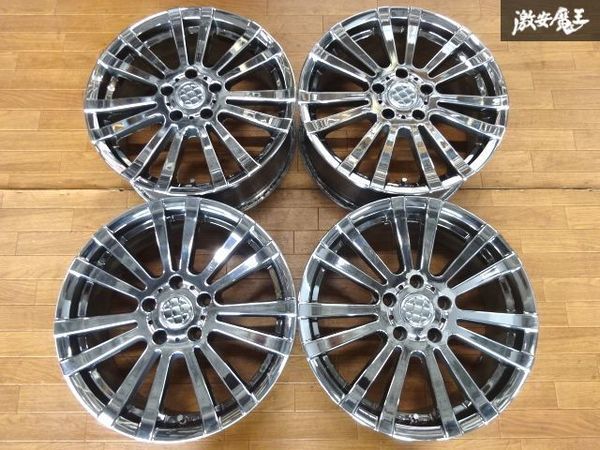 RAYS レイズ ベルサス ALBORE DUE ホイール 17インチ 7J +52 PCD114.3 5穴 4本 ノア ヴォクシー ステップワゴン セレナ などに ★ 棚1F23_画像1