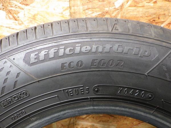 ☆::送料無料::☆グッドイヤー Efficient Grip ECO EG02 155/80R13 79S 2本／2020年製8.5分山オンロードタイヤ／中古 特筆すべき損傷なし_画像6