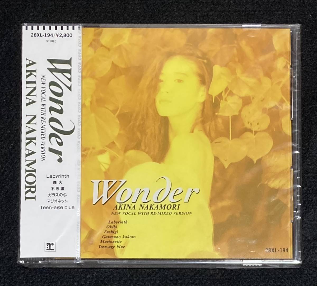 ※送料無料※ ★新品未開封★ 中森明菜 アルバム 『Wonder』28XL-194 1988年 CD発売 ワーナー・パイオニア _画像1