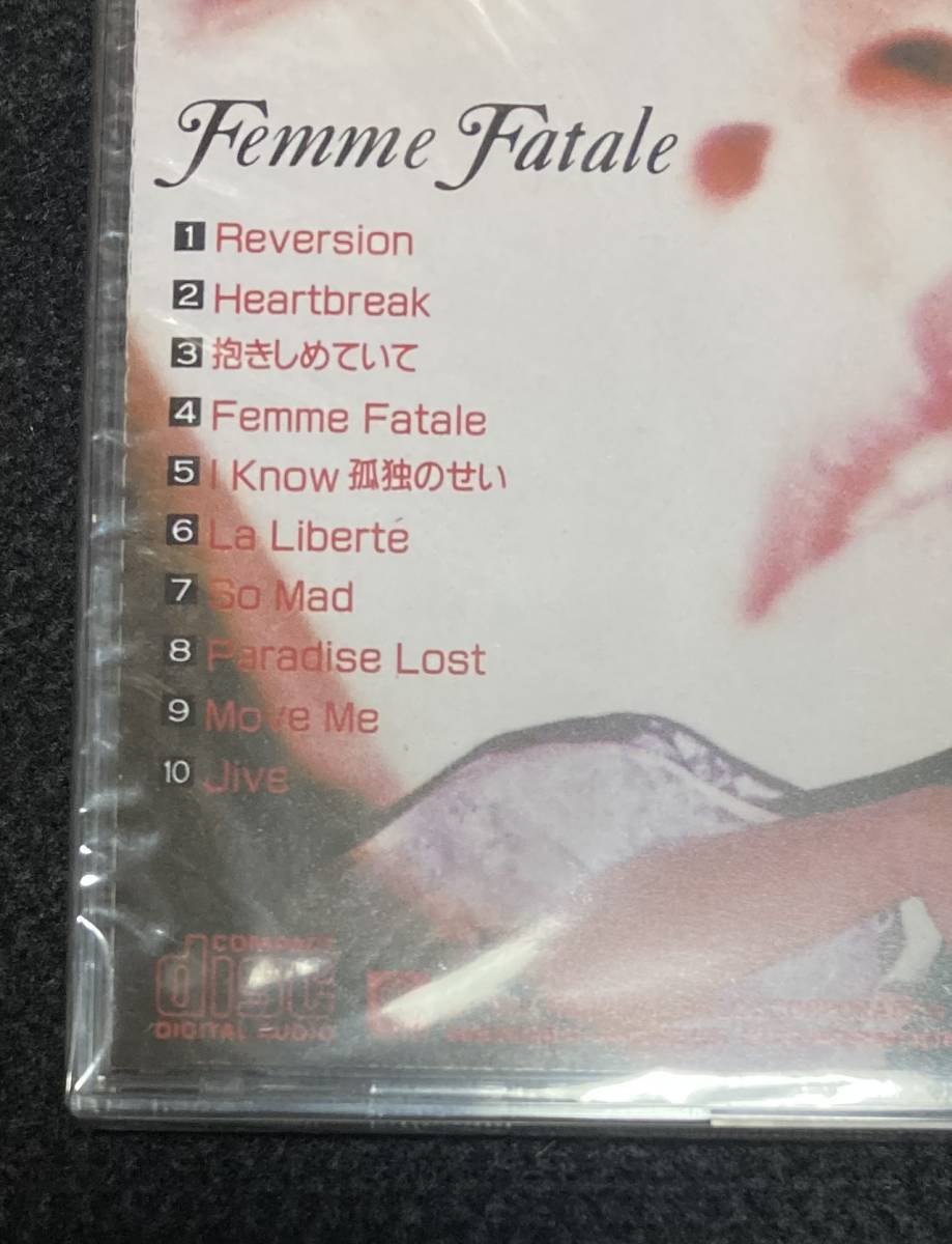※送料無料※ ★新品未開封★ 中森明菜 アルバム 『Femme Fatale』32XL-195 1988年 CD発売 ワーナー・パイオニア _画像3