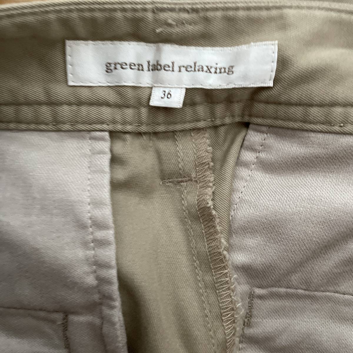 【美品】green label relaxing グリーンレーベルリラクシング　ユナイテッドアローズ　ショートパンツ　36_画像3