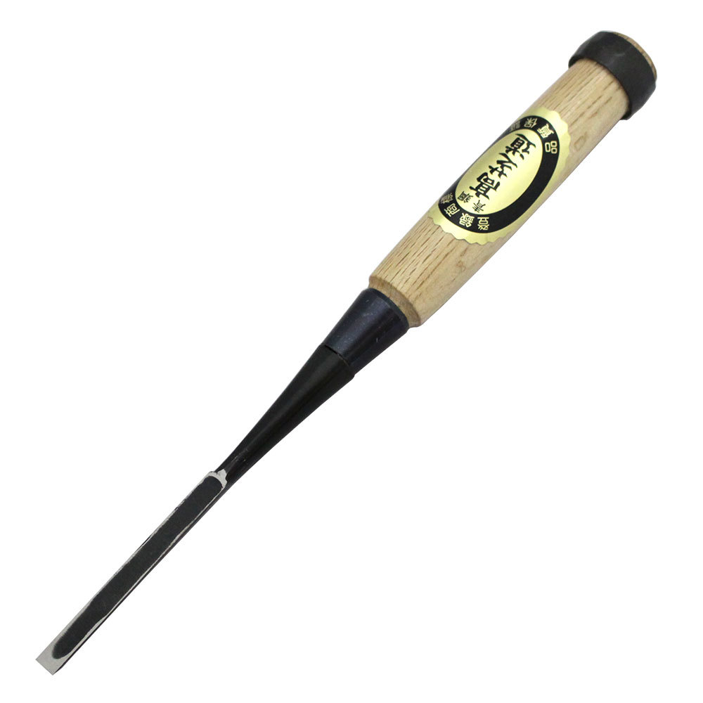未使用】 最高級 特級 髙芝 鑿 ノミ 五分 15mm 赤樫 追入 在銘 未使用】 最高級 特級 髙芝 鑿 ノミ 五分 15mm 赤樫 追入 在銘