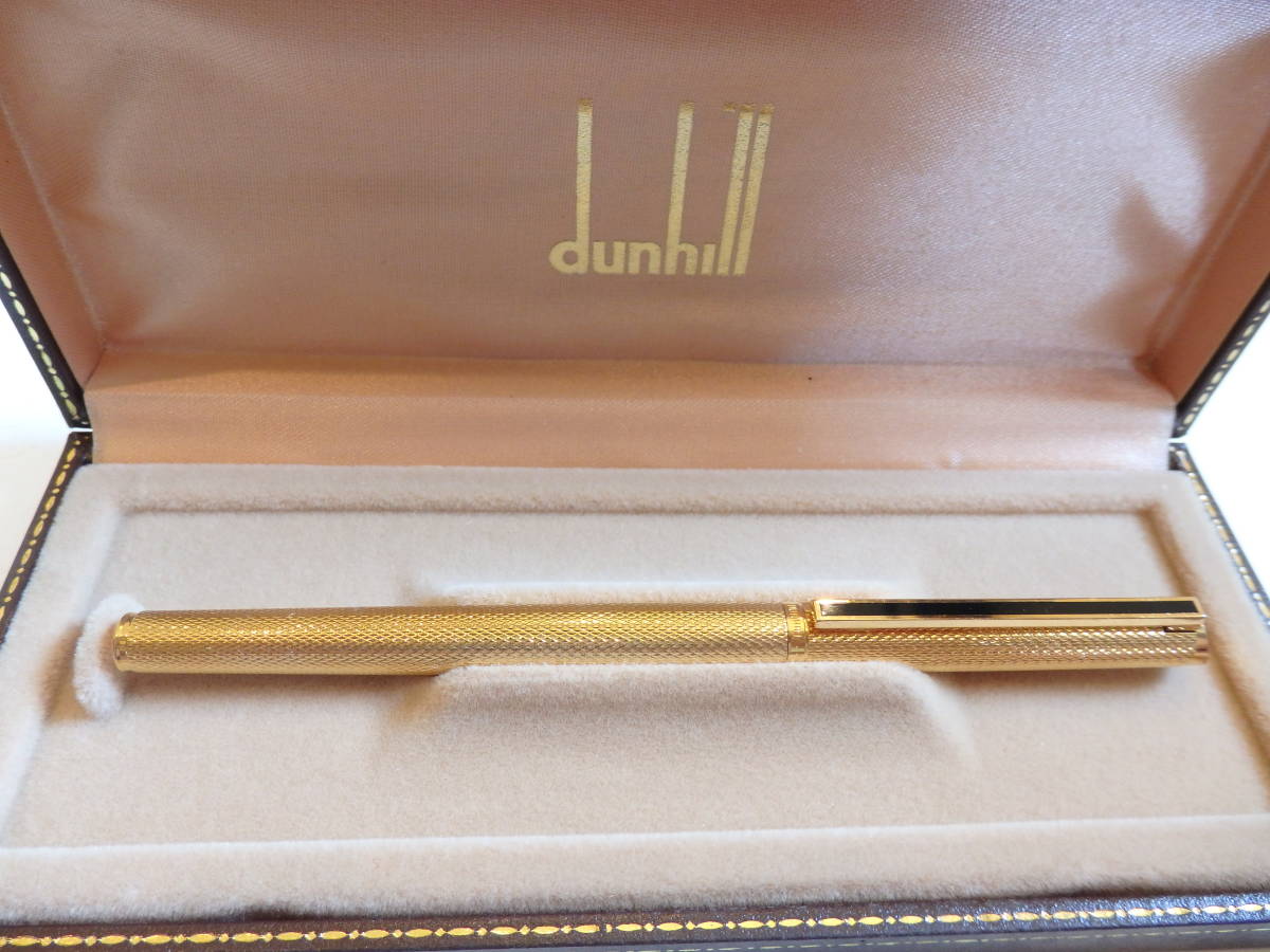 ◆ [Красота] Dunhill 24 Золотая зерна / Dorgay Fountain Pen Pen Tip: 14K585 твердое золото m