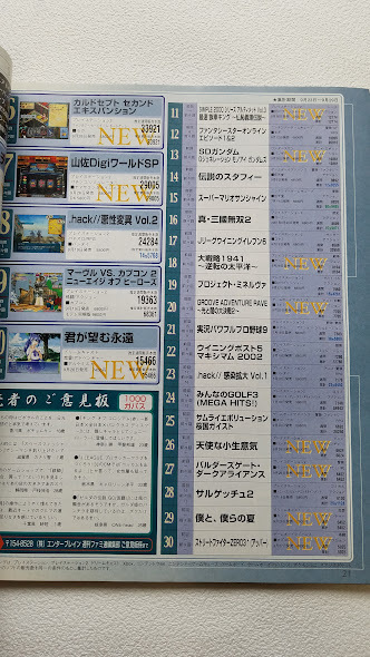 古雑誌送料込! 古雑誌 ファミ通 2002年10月25日号 .hack チュウリップ / YW2274_画像5