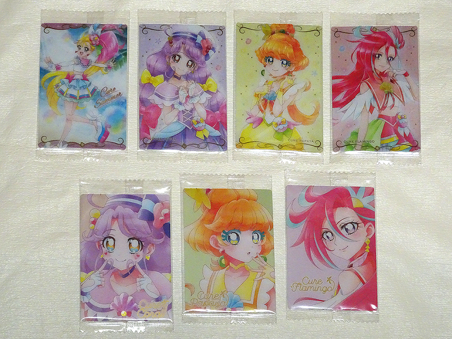 ☆トロピカル~ジュ!プリキュア カードウエハース3弾+5弾☆7種の