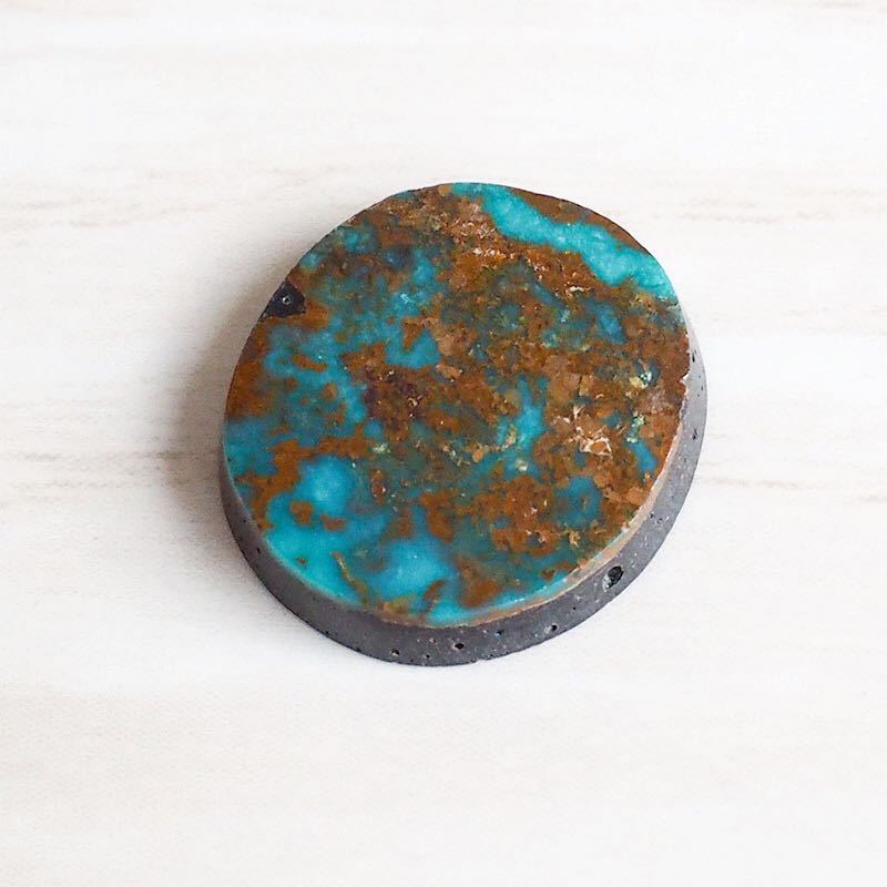 Pilot Mountain Turquoise トルコ石　3.9ct ターコイズ　カボション ルース　インディアンジュエリー　シルバーアクセサリー　#262