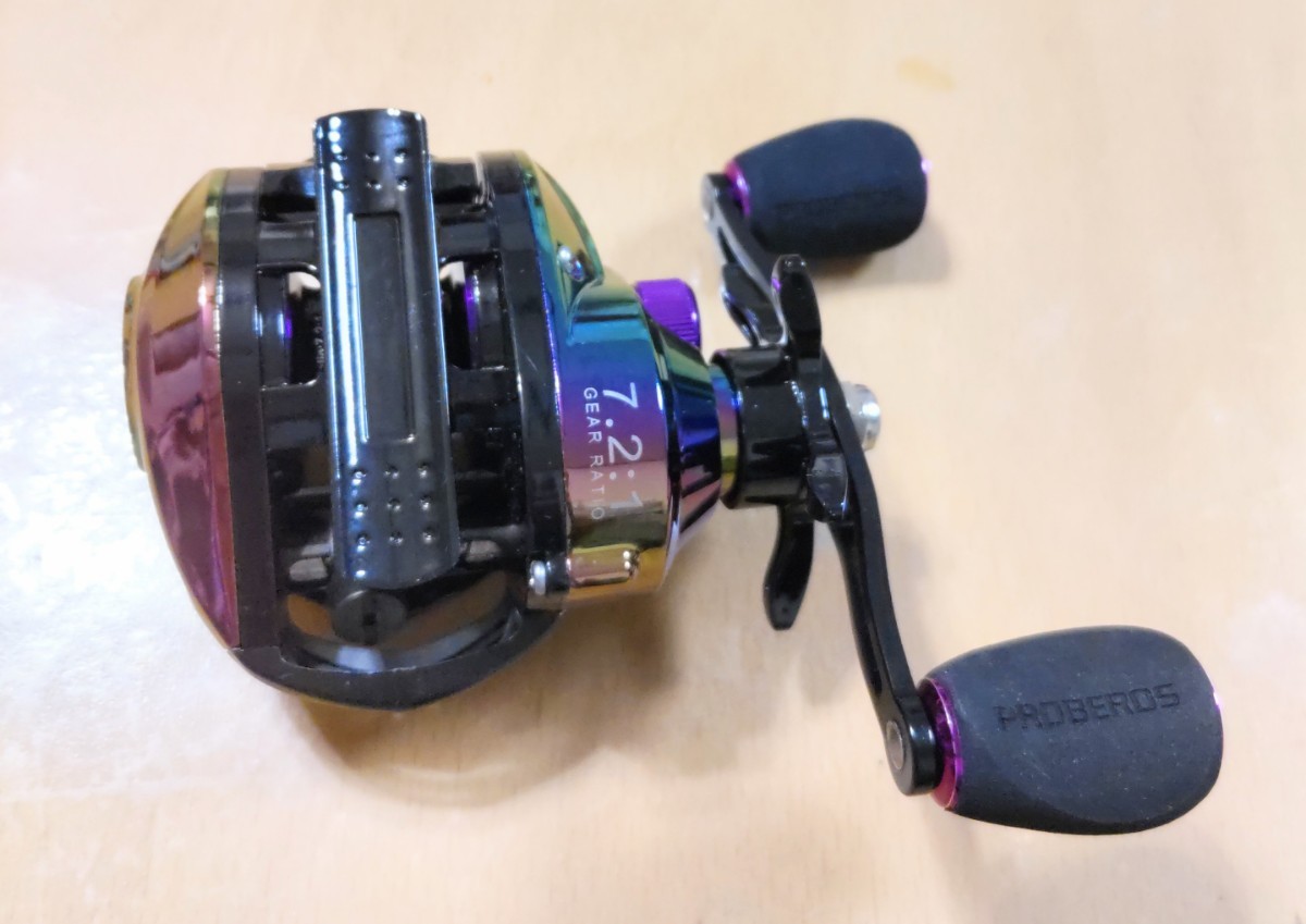 * новый товар не использовался PROBEROS DW130PR правый шт катушка Rainbow Aurora цвет высокая скорость 7.2:1 *