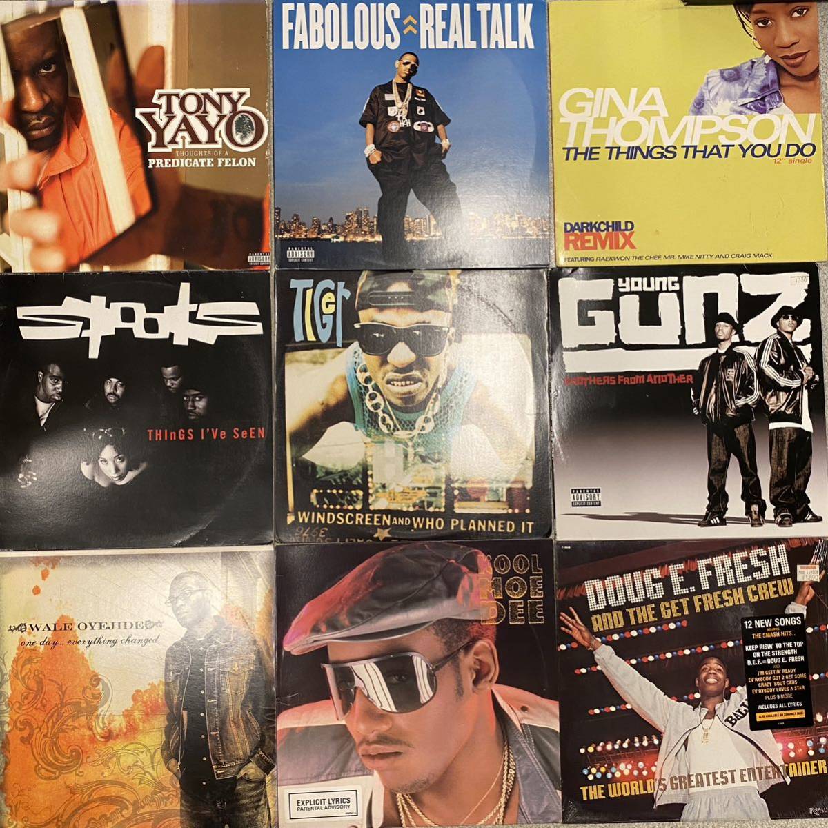 レコードセット 60枚 hiphop, R&b records(ラップ、ヒップホップ