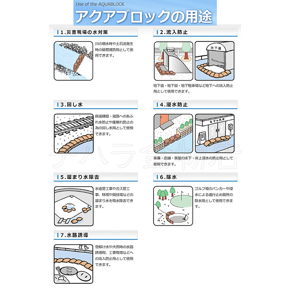 在庫限り!日水化学工業 アクアブロック ND-20 5枚入 再利用可能版