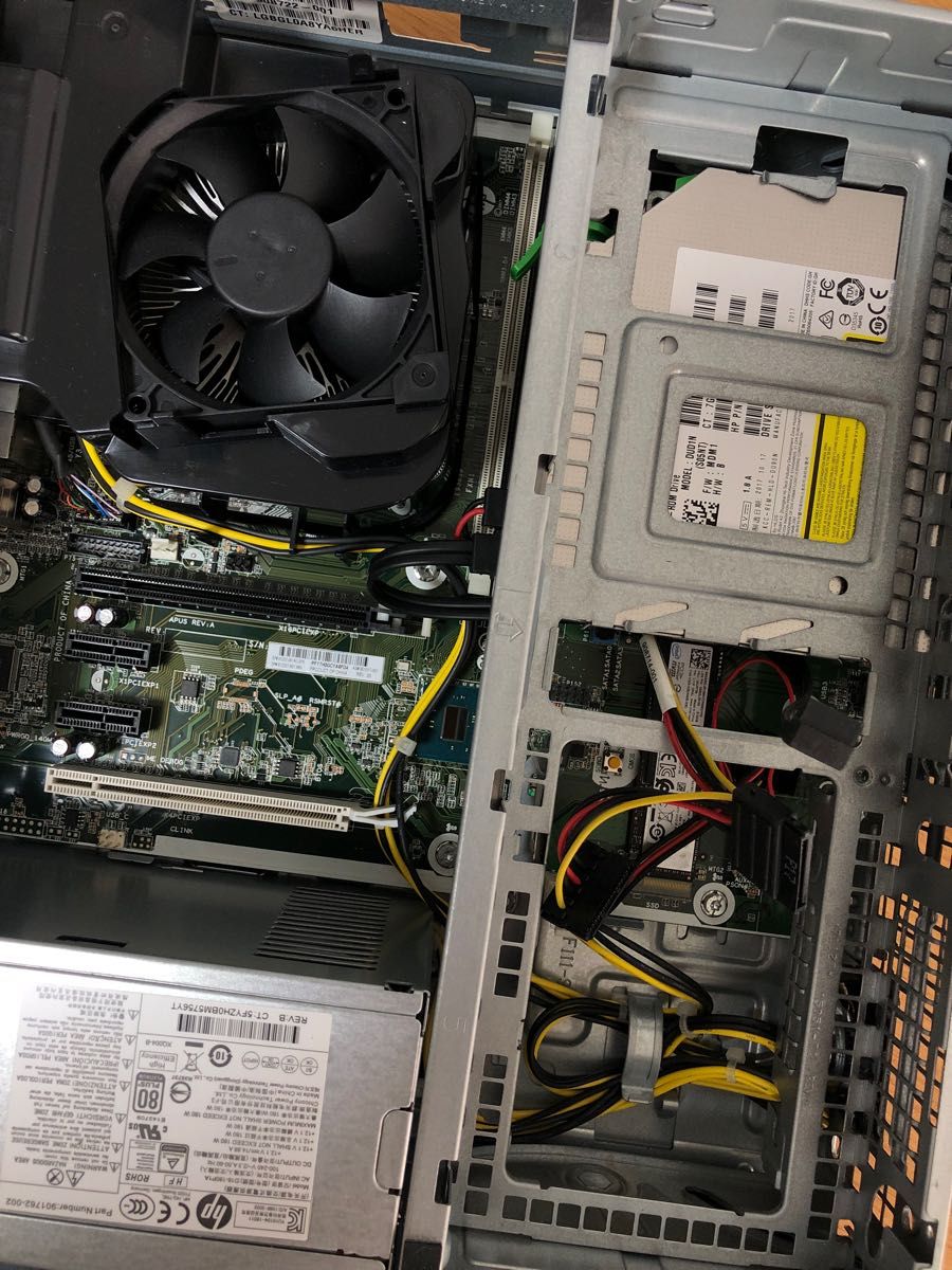 intel NVMe SSD512GB/HPデスクトップパソコン/メモリ16GB Core i5