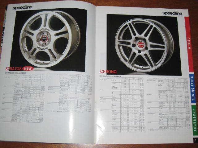 IMPORT TUNING PARTS CATALOGUE SPEEDLINE/BBS/FONDOMETAL/AMG/Eibach/SACHS/brenboの画像2