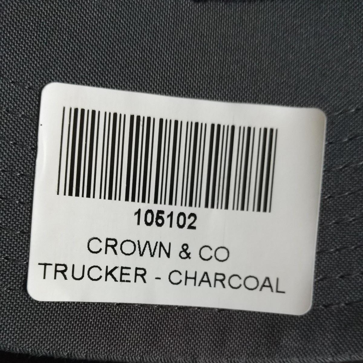 送料無料 新品 スコッティキャメロン トラッカーズ キャップ Hat - Crown & Co. - Retro Trucker - Charcoal_画像7