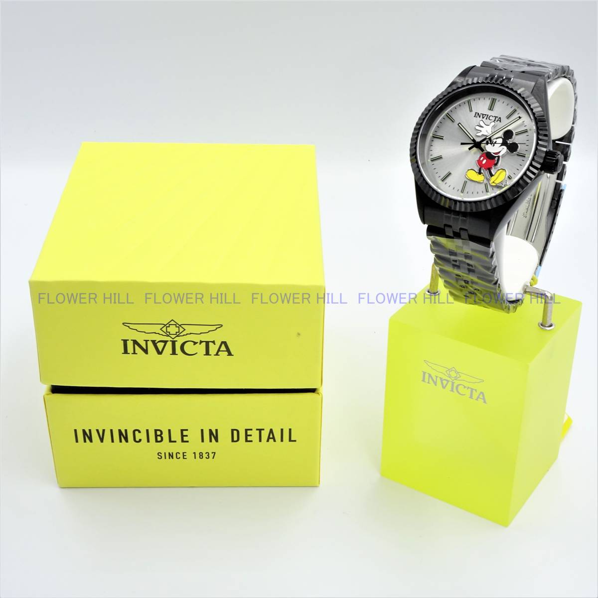 【新品・送料無料】インビクタ INVICTA 腕時計 43872 クォーツ ディズニー ミッキーマウス リミテッドエディション ブラック メタルバンド_画像10