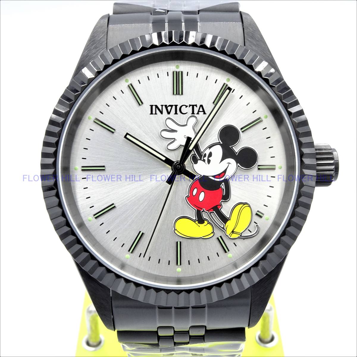 【新品・送料無料】インビクタ INVICTA 腕時計 43872 クォーツ ディズニー ミッキーマウス リミテッドエディション ブラック メタルバンド_画像7