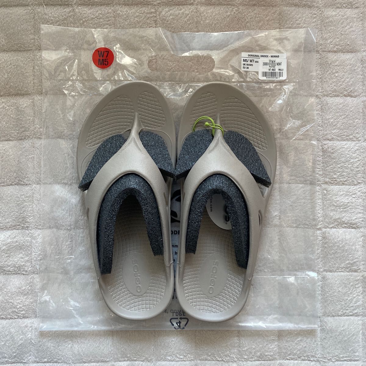 OOFOS ウーフォス OOriginal リカバリーサンダル ノマド 24cm|PayPay