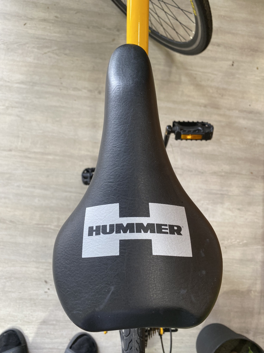 9012-02★HUMMER/ハマー 700C クロスバイク イエロー MF-TZ500-7 直接引取り歓迎★_画像4