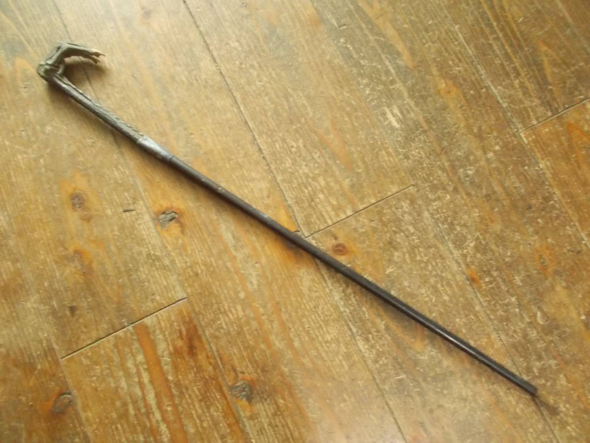 アンティーク/ヴィンテージ 杖 珍品 鳥の足? ステッキ