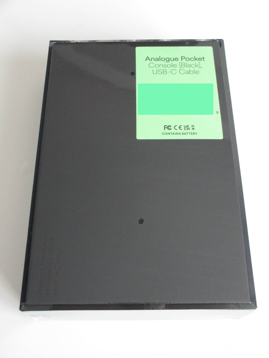 新品未開封 Analogue Pocket 本体 ブラック アナログポケット 黒 FPGA